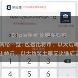 Bitpie免费 比特派钱包支持的区块链网络一览: 包括比特币、以太坊等主要区块链项目