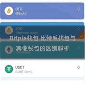Bitpie钱包 比特派钱包与其他钱包的区别解析