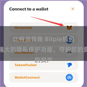 比特派转账 Bitpie钱包:强大的隐私保护功能,守护您的资产