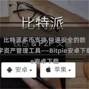 比特派多币支持 快速安全的数字资产管理工具——Bitpie安卓下载