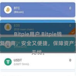 Bitpie用户 Bitpie钱包恢复指南,安全又便捷,保障资产无忧。