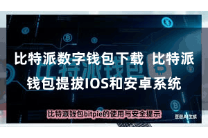 比特派数字钱包下载 比特派钱包提拔IOS和安卓系统