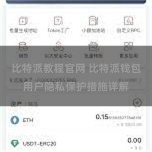 比特派教程官网 比特派钱包用户隐私保护措施详解