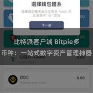 比特派客户端 Bitpie多币种:一站式数字资产管理神器