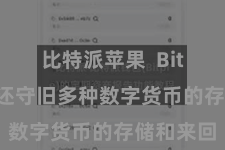 比特派苹果  Bitpie钱包还守旧多种数字货币的存储和来回