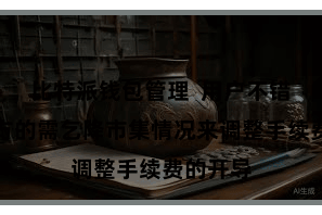比特派钱包管理  用户不错凭证我方的需乞降市集情况来调整手续费的开导