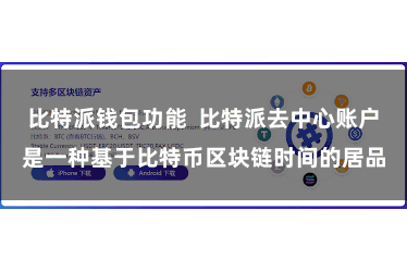 比特派钱包功能  比特派去中心账户是一种基于比特币区块链时间的居品