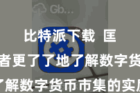 比特派下载 匡助投资者更了了地了解数字货币市集的实质
